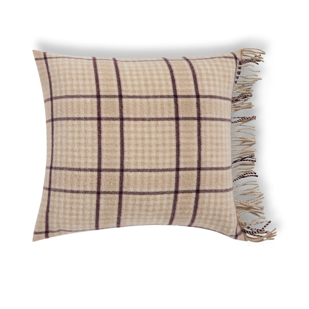 Lexington Checked Recycled Wool Kuddfodral